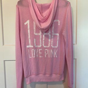 PINK Zip-Up Hoodie (Pink)